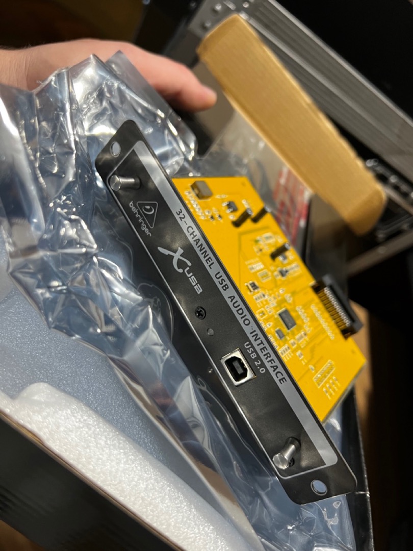 Behringer X32 USB Interface SlotKarte 95 EUR Gebrauchte